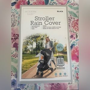 Stroller rain cover